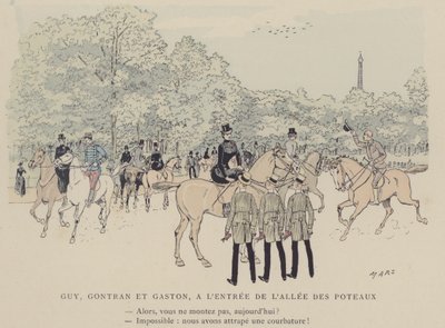 Illustration für Paris Brillant (Farblithografie) von Maurice Charles Mathieu Bonvoisin