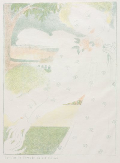 Und es ist die Liebkosung ihrer Hände von Maurice Denis