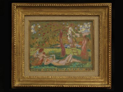 Herbstliche Bukolik oder Unter dem Apfelbaum von Maurice Denis