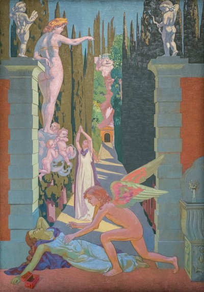 Die Geschichte von Psyche, Tafel IV. Die Rache der Venus von Maurice Denis