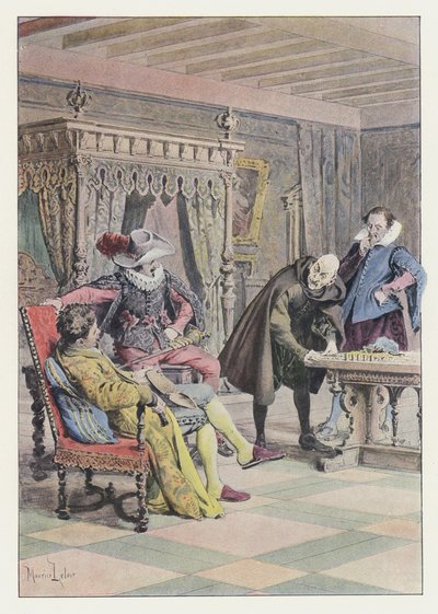 Illustration für Gil Blas von Maurice Leloir