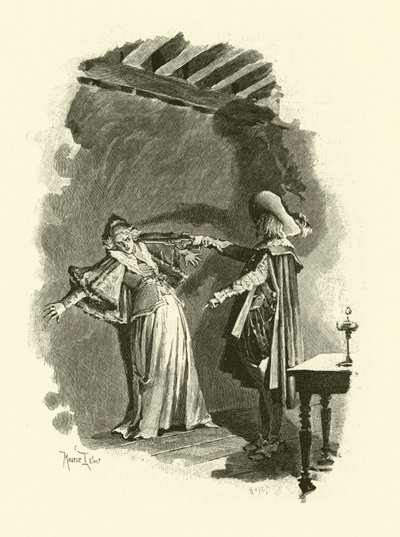 Illustration für Die drei Musketiere von Maurice Leloir