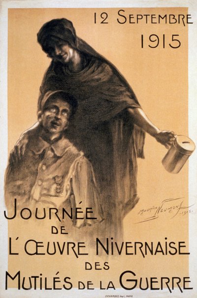 Nivernaise-Tag für den Kriegsbehindertenfonds, 1915 von Maurice Louis Henri Neumont