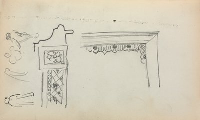 Italienisches Skizzenbuch: Architektonische Details und Figuren (Seite 199) von Maurice Prendergast