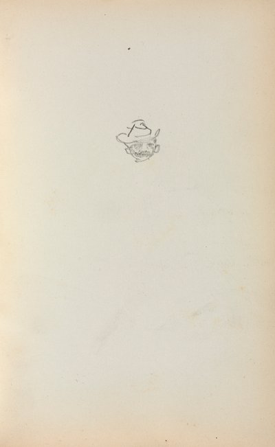 Italienisches Skizzenbuch: Kopf eines Mannes (Seite 223) von Maurice Prendergast