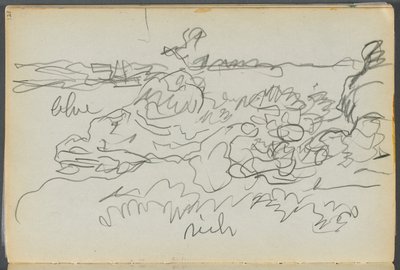 Skizzenbuch - The Granite Shore Hotel, Rockport, Seite 121: Küste von Maurice Prendergast
