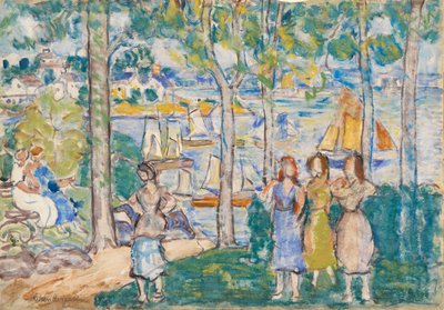 Bäume, Häuser, Menschen von Maurice Prendergast