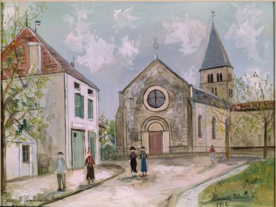 Kirche von Simandre von Maurice Utrillo