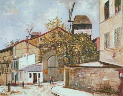 Das Moulin de la Galette von Maurice Utrillo