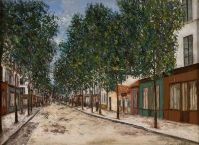 Straße nach Puteaux von Maurice Utrillo