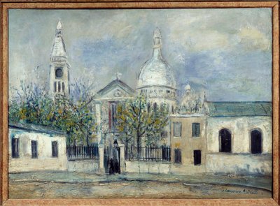 Die Kirche von Saint Peter in Montmartre von Maurice Utrillo