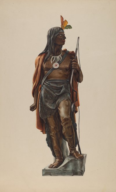Indianer im Zigarrenladen von Maurice Van Felix and Elizabeth Fairchild