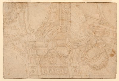 Bemalte Decke, Mitte 18. Jahrhundert von Mauro Antonio Tesi