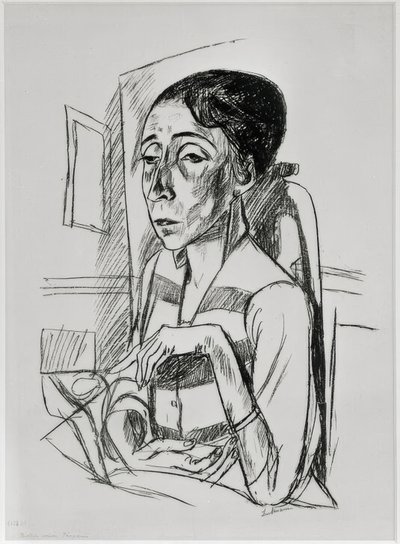 Porträt der Tänzerin Sent M’ahesa von Max Beckmann