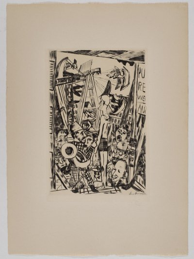 Der große Mann von Max Beckmann