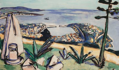 Monte Carlo (Südlicher Hafen) von Max Beckmann