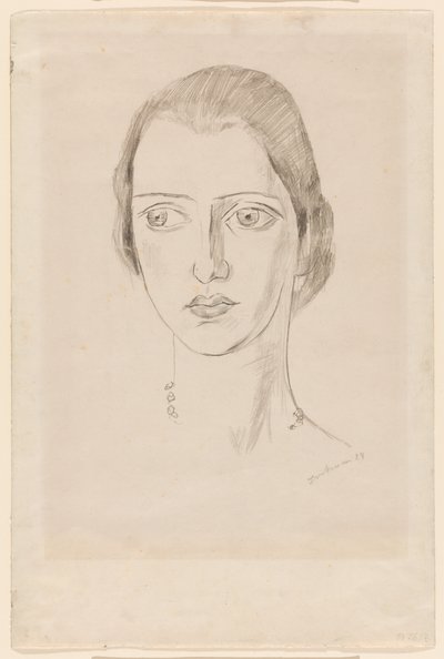 Porträt von Marie-Louise von Motesiczky von Max Beckmann