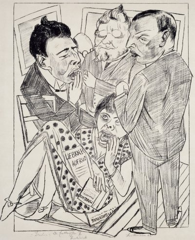 Die Enttäuschten II von Max Beckmann