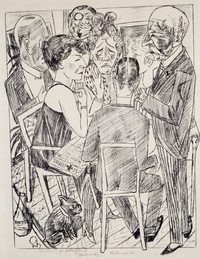 Die Enttäuschten I von Max Beckmann