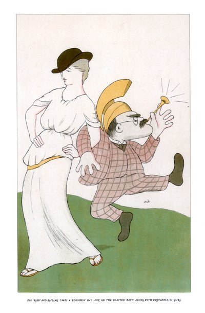 Mr. Rudyard Kipling macht einen verdammten Tag frei, auf der verdammten Erde von Henry Maximilian Beerbohm
