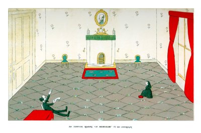 Mr. Tennyson liest In Memoriam seiner Majestät vor, 1904 von Henry Maximilian Beerbohm