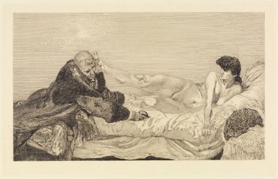 Anerbieten (Ein Leben, Opus VIII, Blatt 6) von Max Klinger