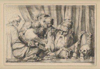 Darwins Theorie von Max Klinger