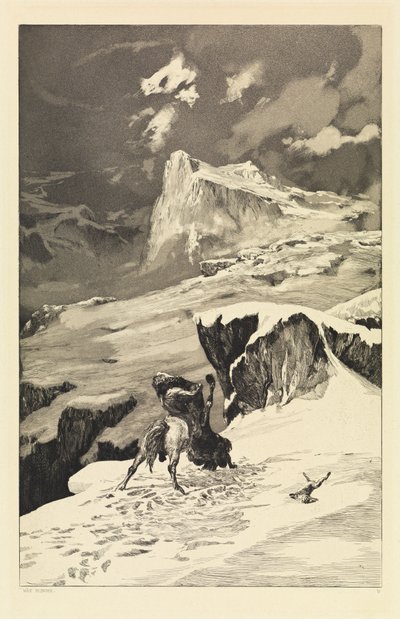 Kämpfende Centauren (Intermezzi, Opus IV, Blatt 5) von Max Klinger