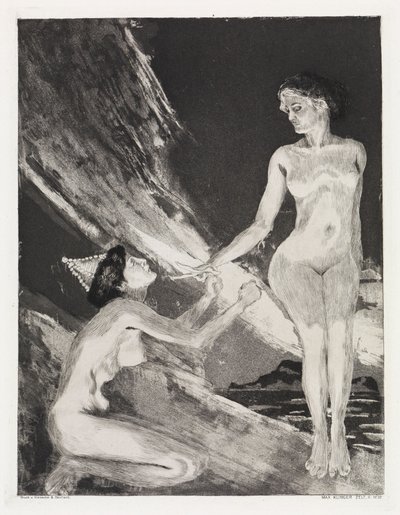 Königin und Göttin (Zelt, Opus XIV, 2. Teil, Nr. 32) von Max Klinger