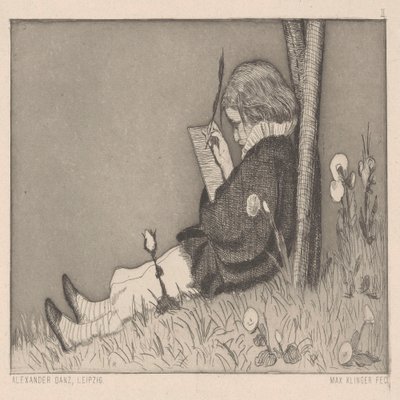Malerische Zueignung von Max Klinger