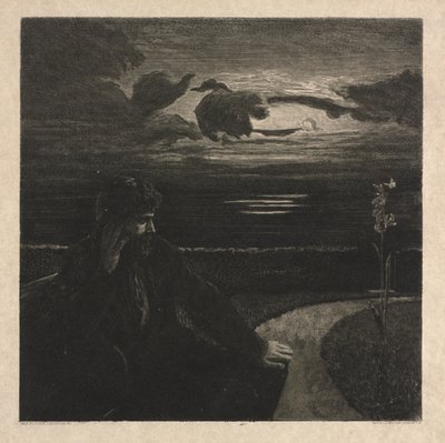 Nacht, aus Über den Tod, Teil I, Opus XI von Max Klinger