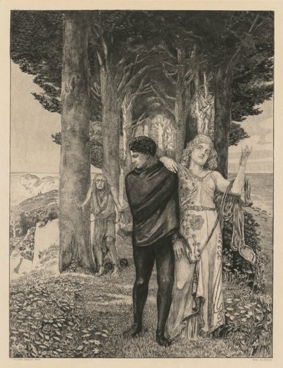 Über den Tod Teil Zwei, Opus XIII Druck 4: Genius Künstler, 1903 von Max Klinger