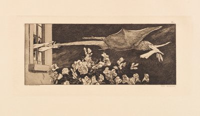 Opus VI, aus Paraphrase über das Finden eines Handschuhs, 1881 von Max Klinger