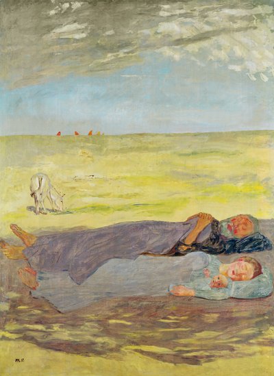 Ruhe auf der Flucht nach Ägypten von Max Klinger