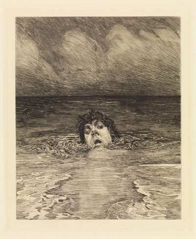 Untergang (Ein Leben, Opus VIII, Blatt 12) von Max Klinger