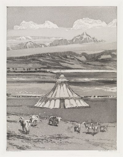 Zelt (Zelt, Opus XIV, 1. Teil, Nr. 2) von Max Klinger