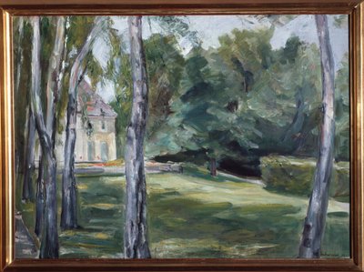 Haus in einem Garten von Max Liebermann