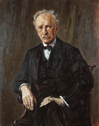 Porträt des Komponisten Richard Georg Strauss von Max Liebermann