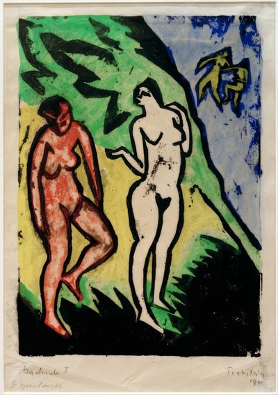 Badende V von Max Pechstein