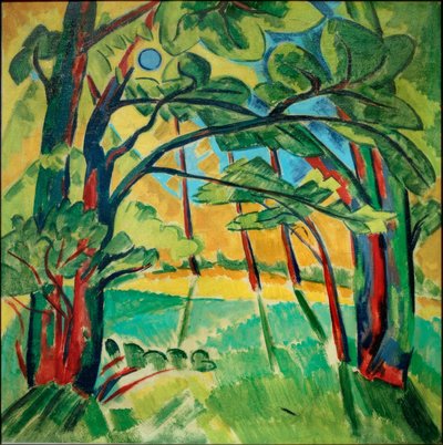 Kurische Waldlandschaft von Max Pechstein