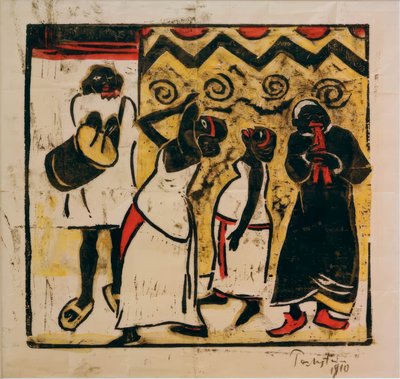 Negertanzgruppe, Somalitanz von Max Pechstein