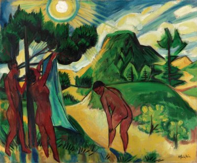 Sommer in Nidden von Max Pechstein