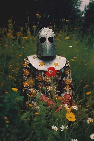 Ritter in Blüte von Max Sandström