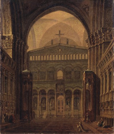 Innenraum des Tempels in Jerusalem von Maxim Nikiphorovich Vorobyev