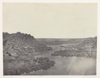 Ausgang des ersten Katarakts, Oberägypten von Maxime Du Camp