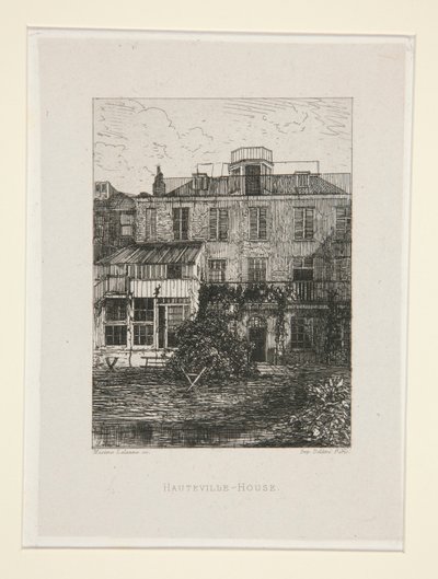 Hauteville-House, pl. 2 aus der Suite Chez Victor Hugo von Maxime Lalanne