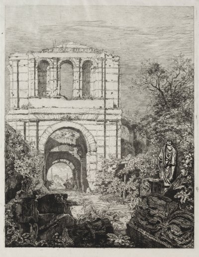 Ruinen des Palais Gallien in Bordeaux von Maxime Lalanne