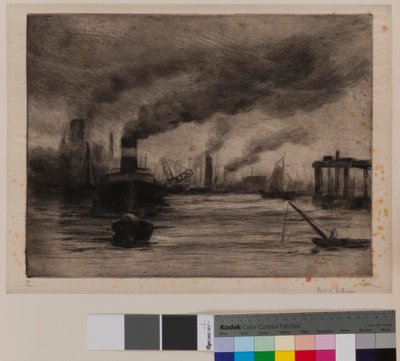 Hafen von Rotterdam von Maximilien Luce