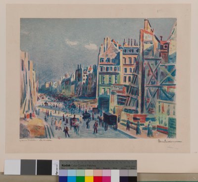 Rue Réaumur von Maximilien Luce