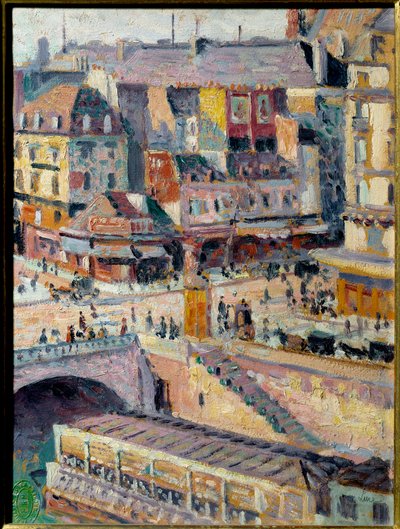 Die Saint-Michel-Brücke und das Goldschmiedequai von Maximilien Luce